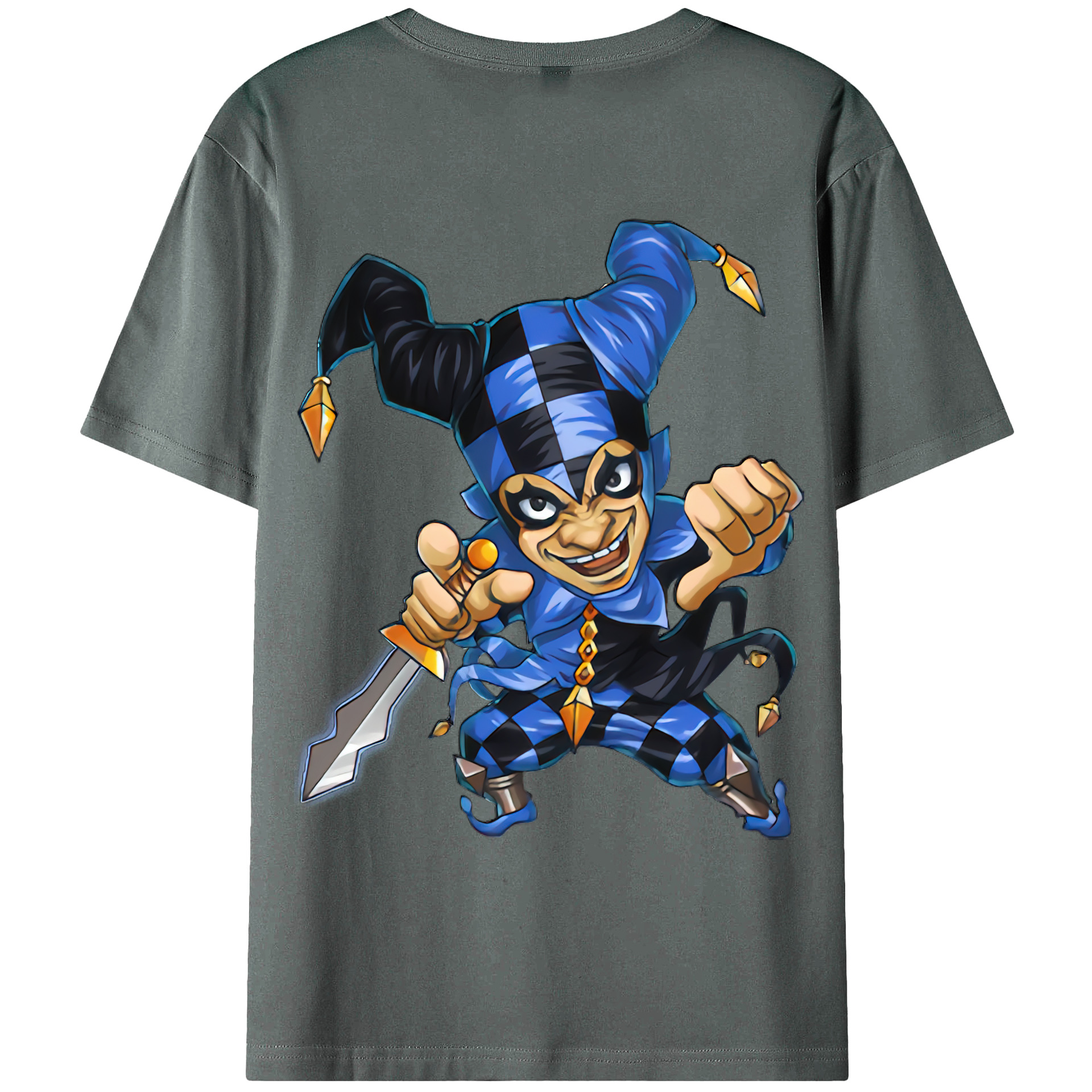 （画像用） リーグ・オブ・レジェンド League of Legends LOL 綿100％ メンズ半袖Tシャツ（バックプリント） 通気性